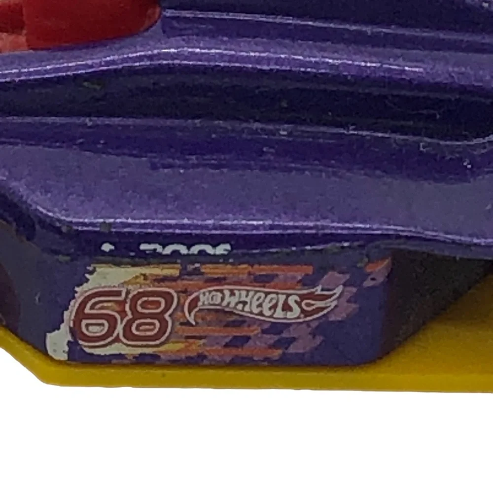 HOT WHEELS 2009 Grave Digger Monster Jam Toy Vehicle PARTS & Purple Race Car
